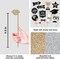 30PCS Fully Assembled Graduation Photo Booth Props – Class of 2026, Gold & Silver Glitter, No DIY